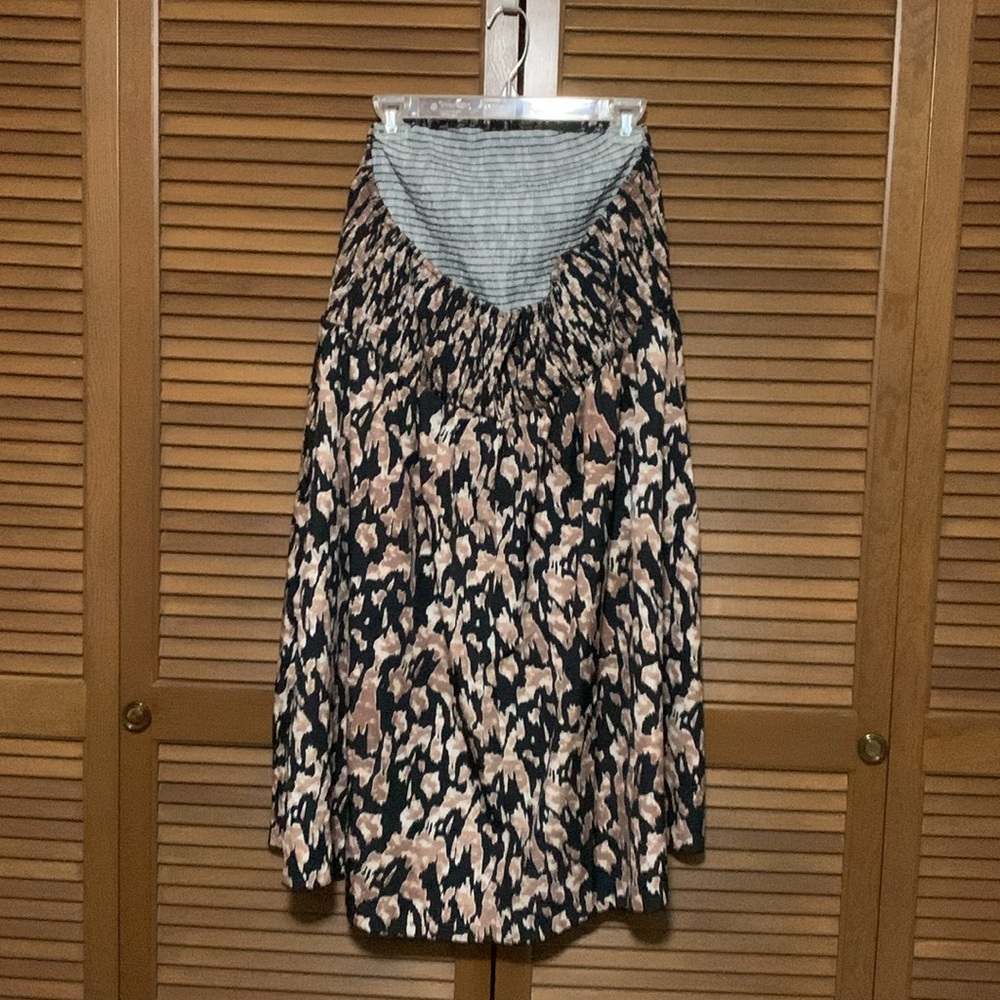 Animal Print Smocked Halter Dress 3X - Picture 2 of 3